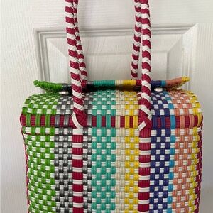 HANDWOVEN PLASTIC BAG